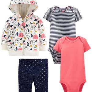4 piece baby girl set NWOT